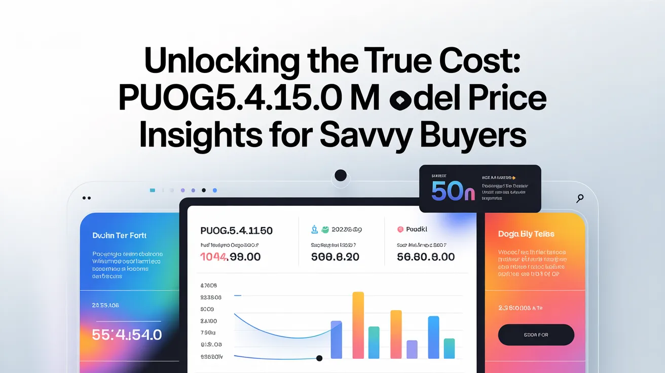 puog5.4.15.0 model price