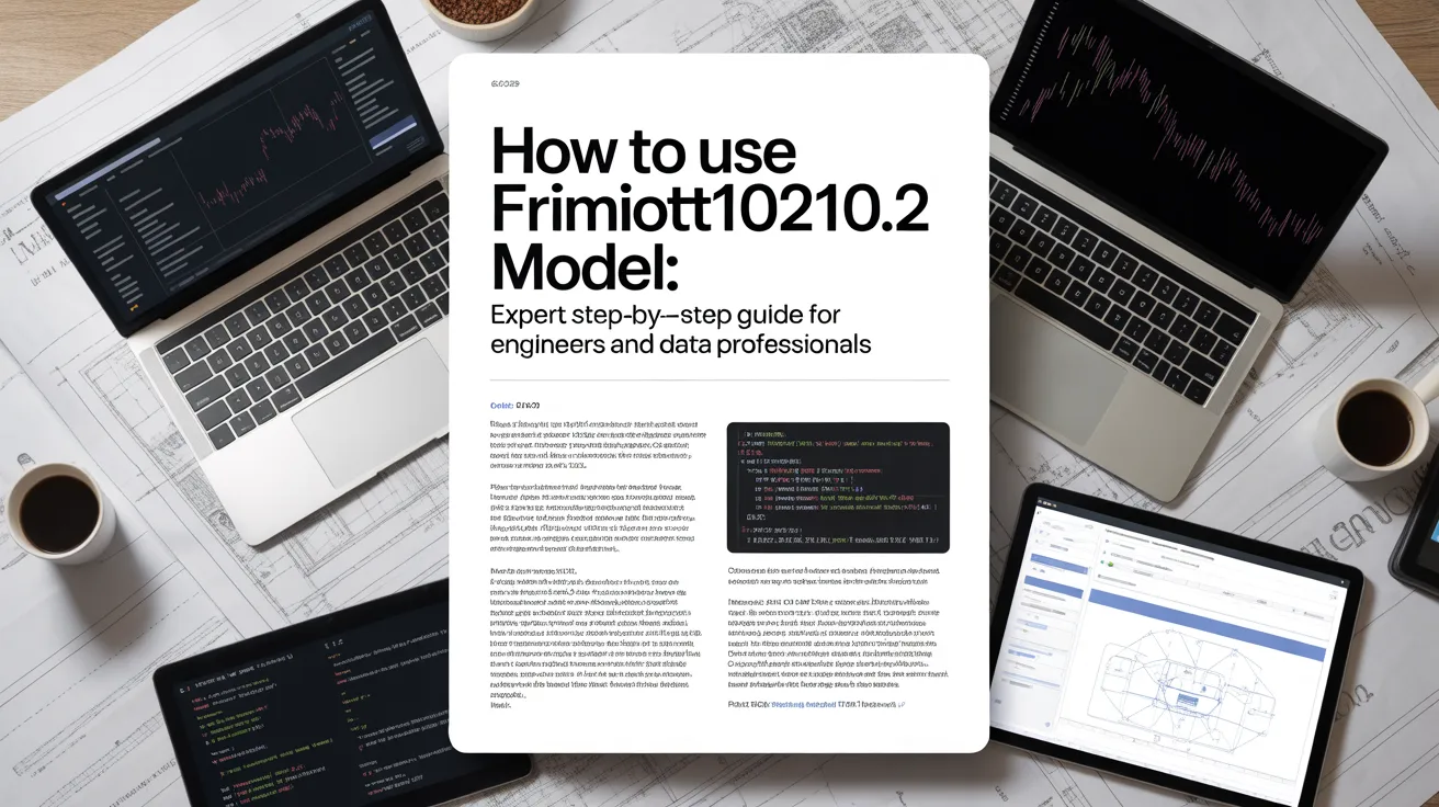 how to use frimiot10210.2 model